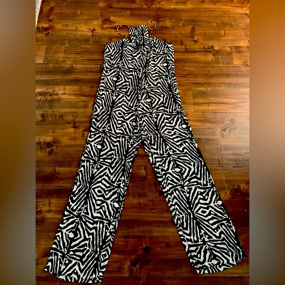 Zara Animal Print Jumpsuit